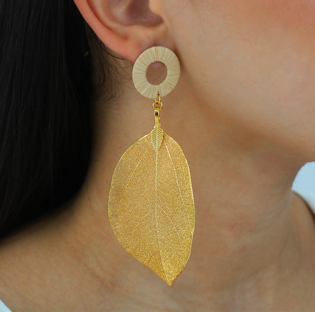 FOLHA DA CAATINGA - Boucles d'oreilles